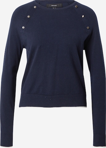 VERO MODA Sweater 'ALMA' in Blue: front