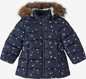 NAME IT Winter Jacket 'MERETHE' in Blue: front