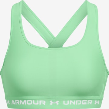 UNDER ARMOUR Bralette Sports Bra in Green: front