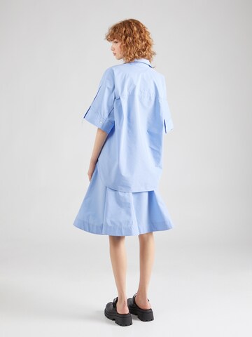 3.1 Phillip Lim Košeľové šaty - Modrá