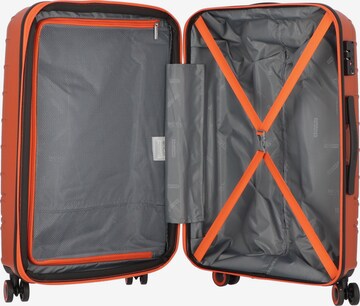 American Tourister Cart in Orange