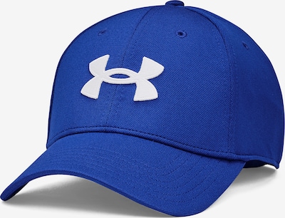 UNDER ARMOUR Athletic Cap in Blue / White, Item view