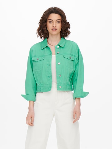 Veste mi-saison ONLY en vert : devant