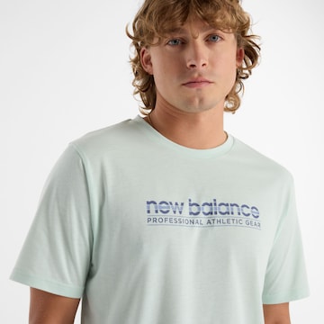 T-Shirt fonctionnel 'Heathertech' new balance en vert