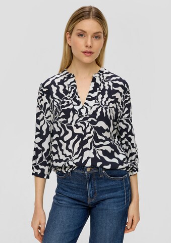 s.Oliver Blouse in Blauw: voorkant