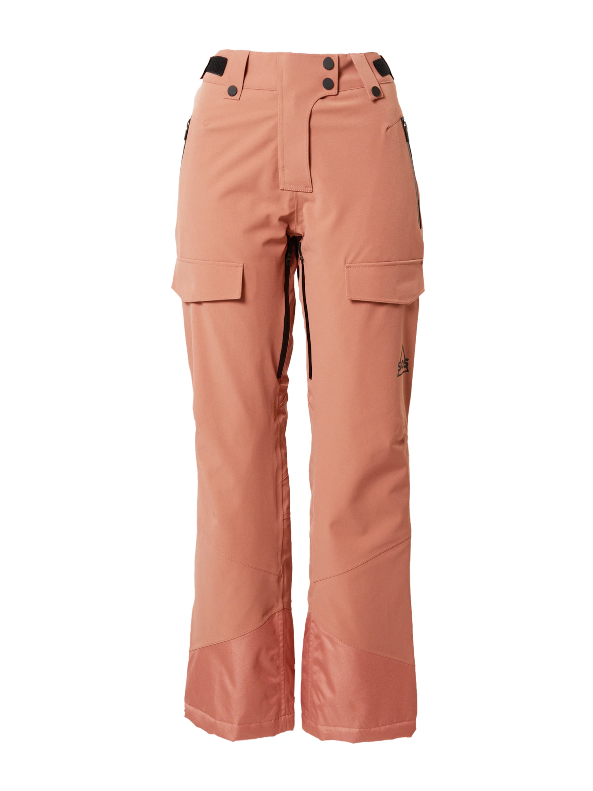 regular Pantaloni 'Aspen' di SOS in rosso: frontale
