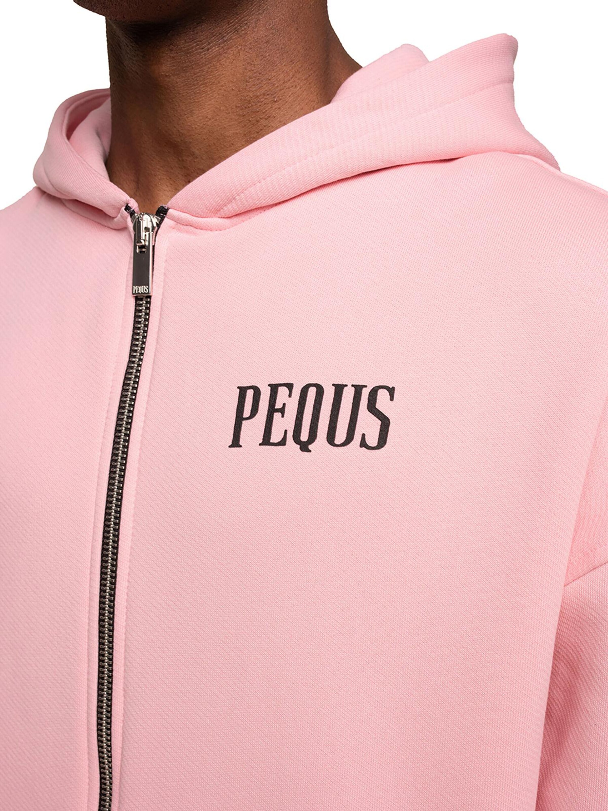 Pequs Sweatshirt 'Chest Logo' in Pink