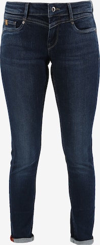 Miracle of Denim Skinny Jeans in Blue: front