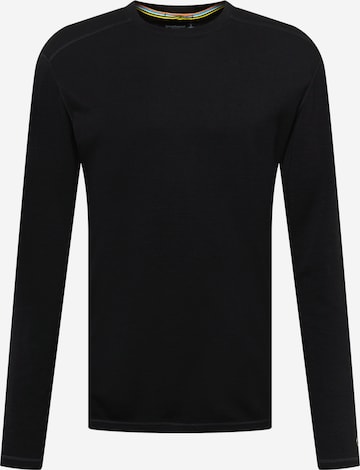 Smartwool Base layer σε μαύρο: μπροστά