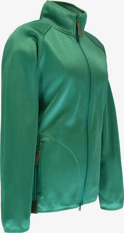 Gipfelglück Athletic Fleece Jacket 'Tamara' in Green