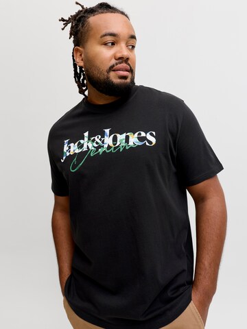 Jack & Jones Plus Μπλουζάκι 'JJTom' σε μαύρο
