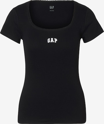 juoda GAP Marškinėliai: priekis