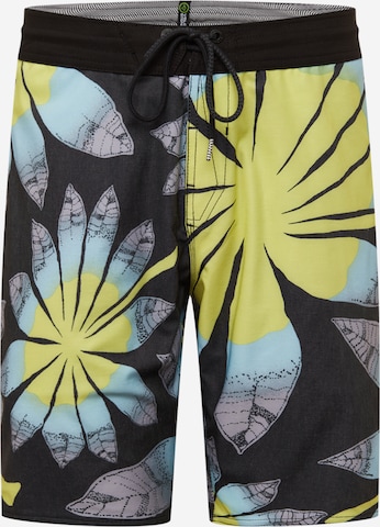 Volcom Board Shorts 'Sunder Stoner' in Black: front