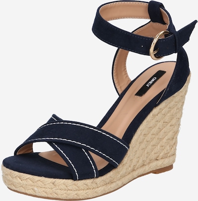 ONLY Sandales 'AMELIA-12' en bleu marine, Vue avec produit
