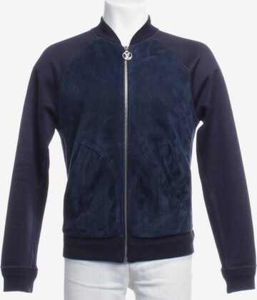 Louis Vuitton Lederjacke / Ledermantel S in Blau: predná strana