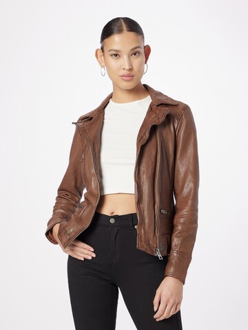 Veste mi-saison 'Video' OAKWOOD en marron : devant