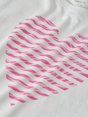 NAME IT T-shirt i vit