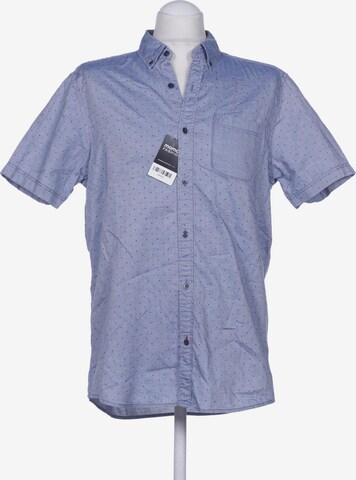 s.Oliver Button Up Shirt in M in Blue: front