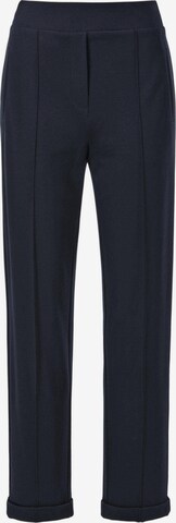 Regular Pantalon à plis Goldner en bleu : devant