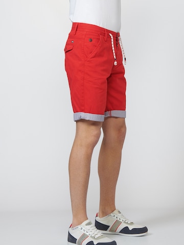 KOROSHI Regular Chino in Rood