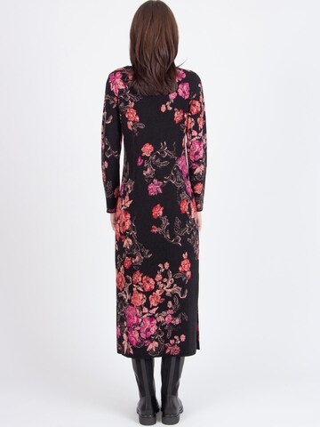 IVKO Strickkleid 'Furnishing Florals' in Braun