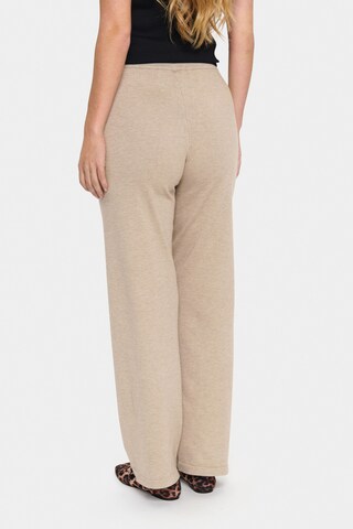 SAINT TROPEZ Regular Broek 'MilaSZ' in Beige