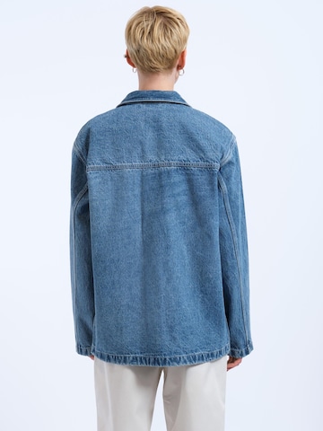 Dr. Denim Übergangsjacke 'Devon Worker Jacket'‌‌‌‌‌‌‌‌‌‌ in Blau