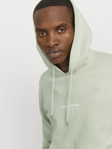 Bluză de molton 'JORVESTERBRO' de la JACK & JONES pe verde