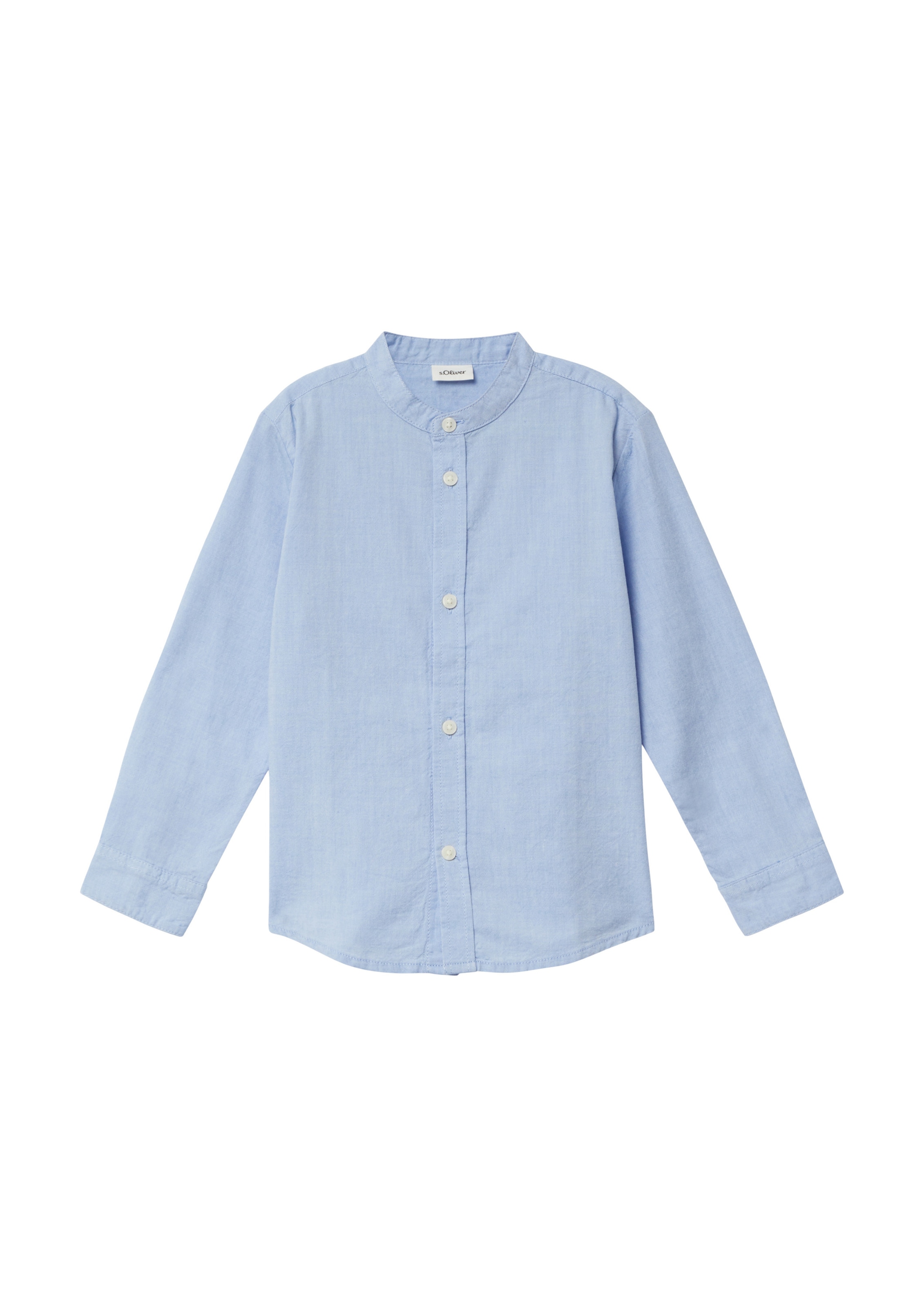 s.Oliver Slim Fit Hemd in Blau: Vorderseite