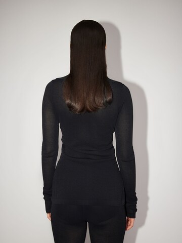 LeGer by Lena Gercke Knit Cardigan 'Lanea' in Black: back