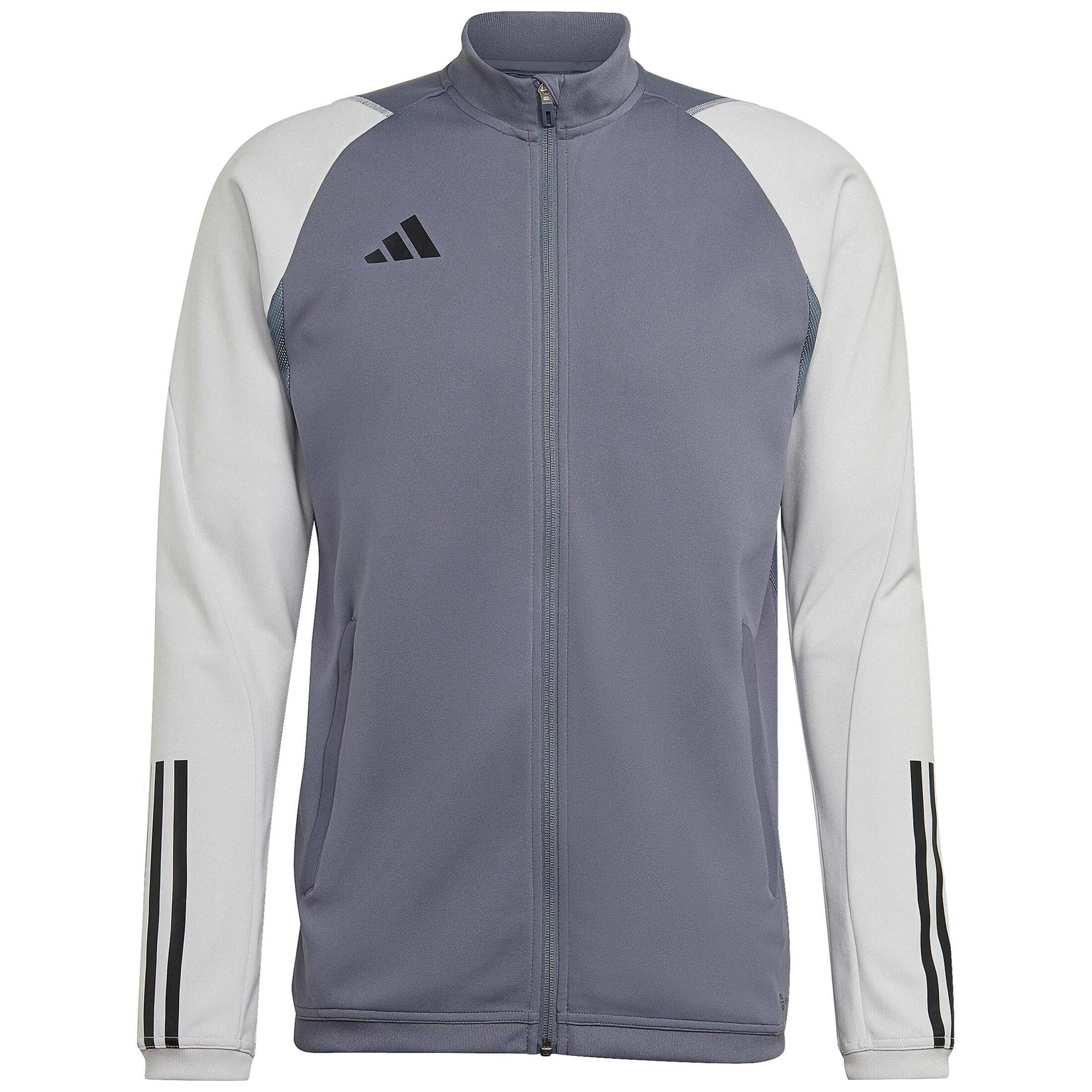 ADIDAS PERFORMANCE Sportsweatjacke 'Tiro 23 Competition' in Grau: Vorderseite
