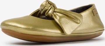 CAMPER Ballerina's 'Right' in Goud: voorkant