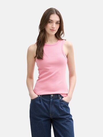 TOM TAILOR DENIM Top in Pink: front