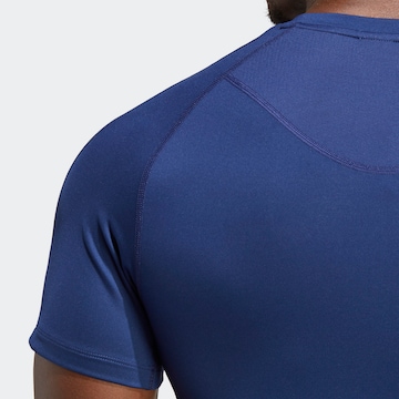 Maglia funzionale 'Techfit 3-Stripes ' di ADIDAS PERFORMANCE in blu