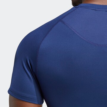 ADIDAS PERFORMANCE Funktionsshirt 'Techfit 3-Stripes ' in Blau