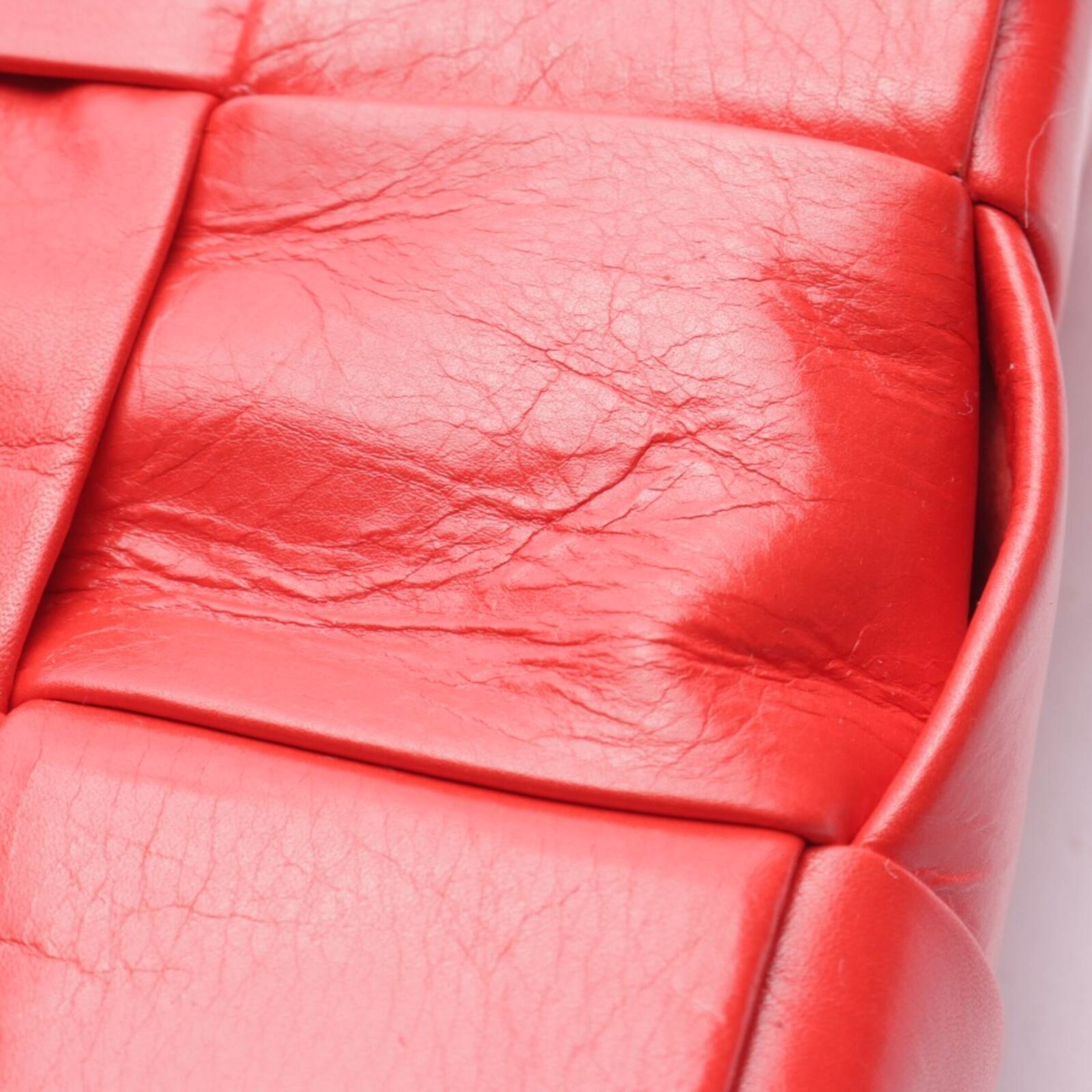 Bottega Veneta Ledertasche One Size in Rot