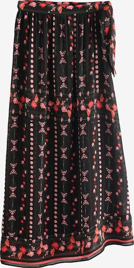 B by Ted Baker Strandtuch in dunkelgrün / rosa / rot / schwarz, Produktansicht