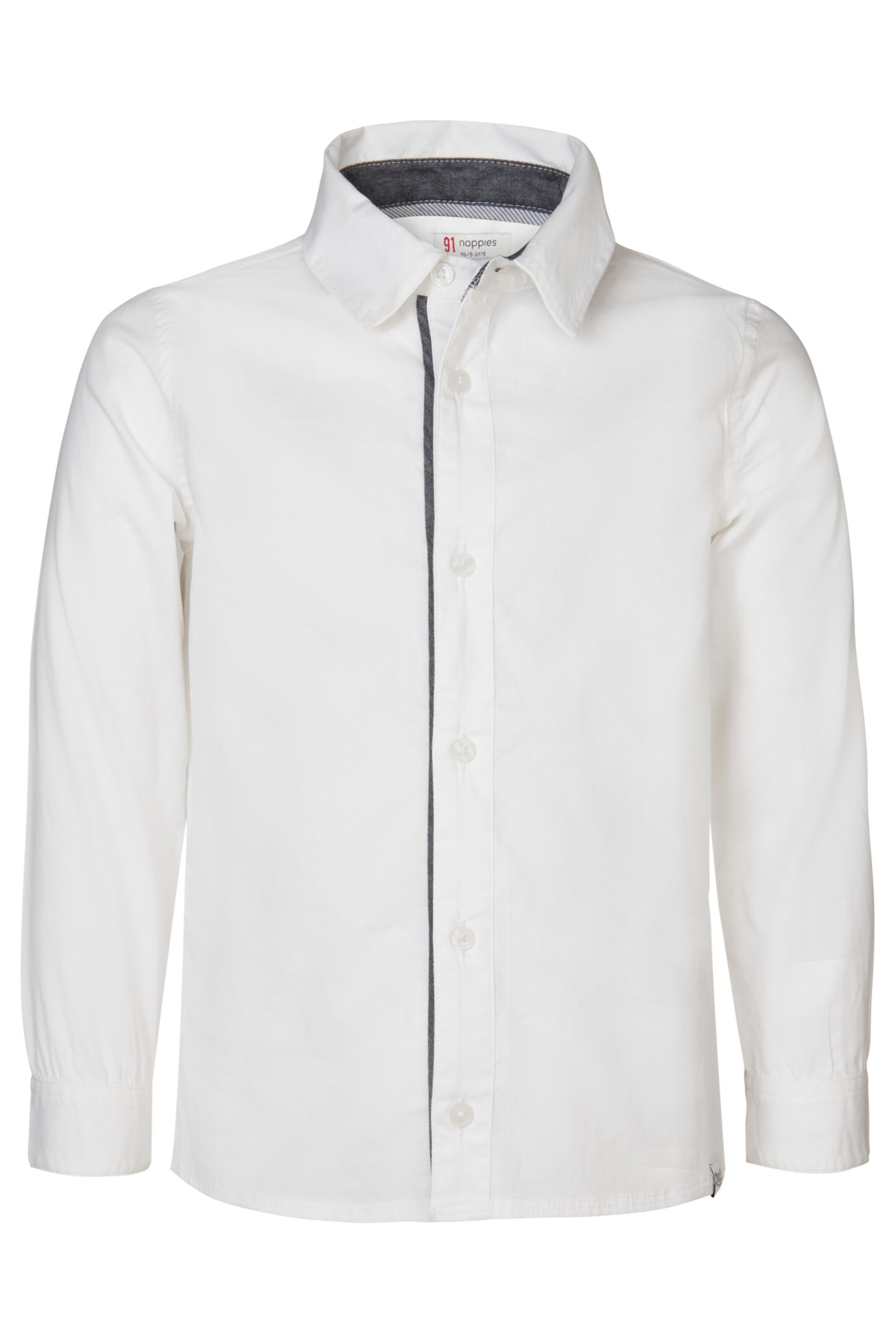 Noppies Regular fit Overhemd in Wit: voorkant