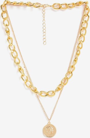 SOHI Necklace 'Ember' in Gold: front