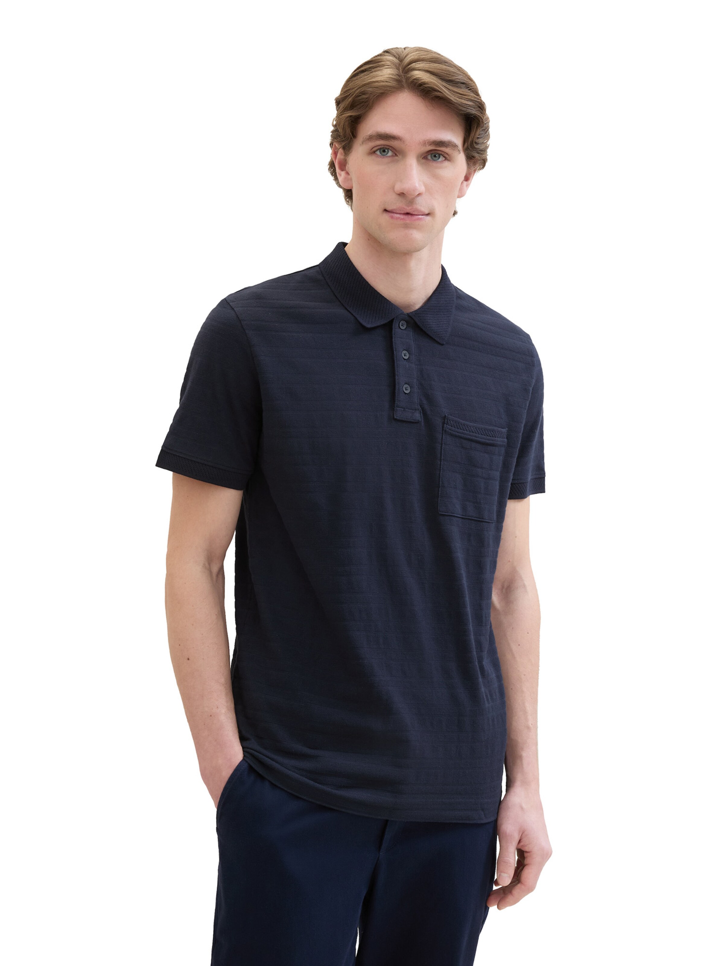 TOM TAILOR Shirt in Blue: front