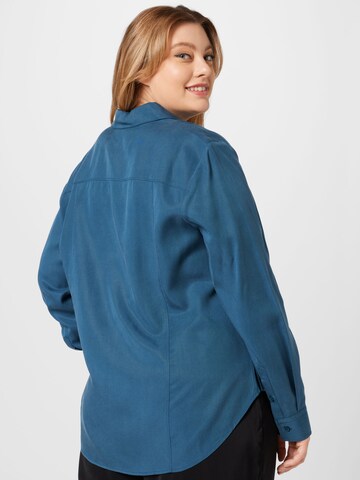 Calvin Klein Curve Blouse in Blue