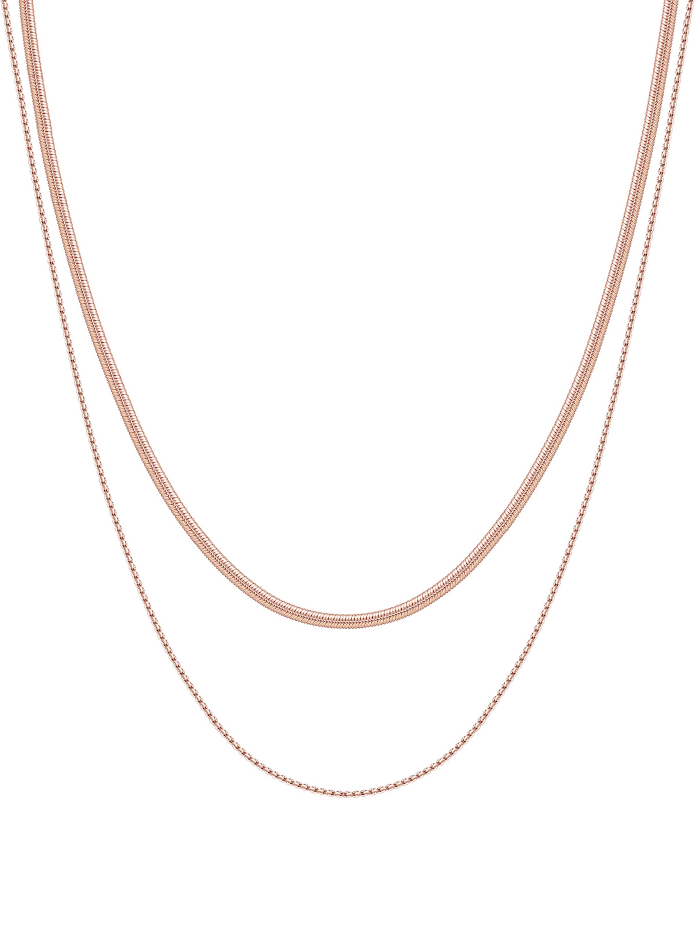 Hey Happiness - Cadena 'Duo Shine' en oro: frente