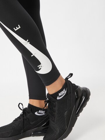 NIKE Skinny Sportsbukser i sort