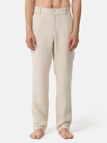 CASH-MERE.CH Regular Hose in Beige: Vorderseite
