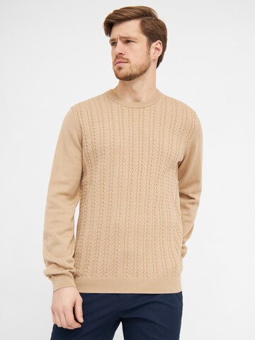 CLIPPER Pullover 'Tokyo' in Beige: predná strana