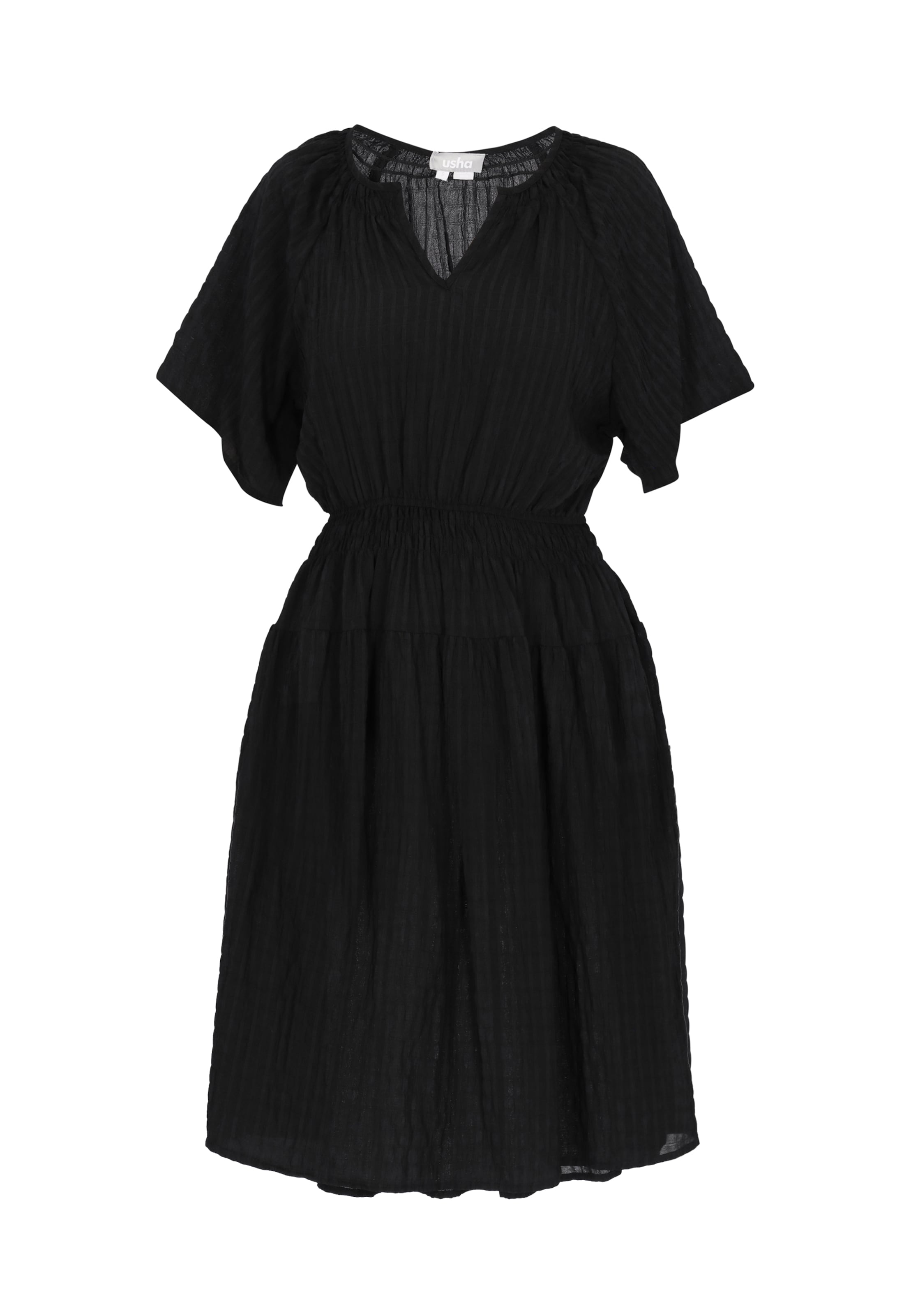 Usha Dress 'Casual' in Black: front