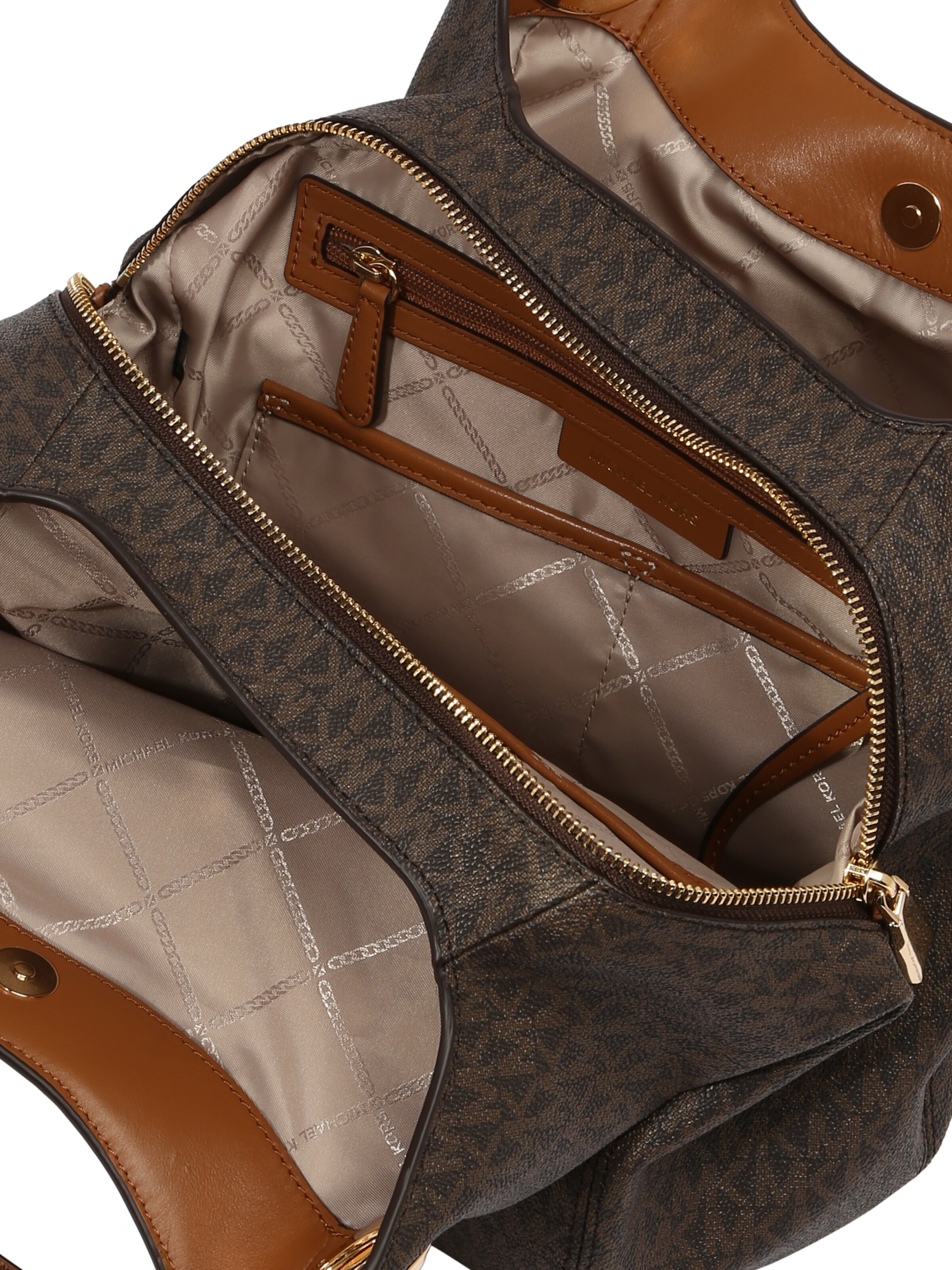 MICHAEL Michael Kors Handtas 'Lillie' in Bruin