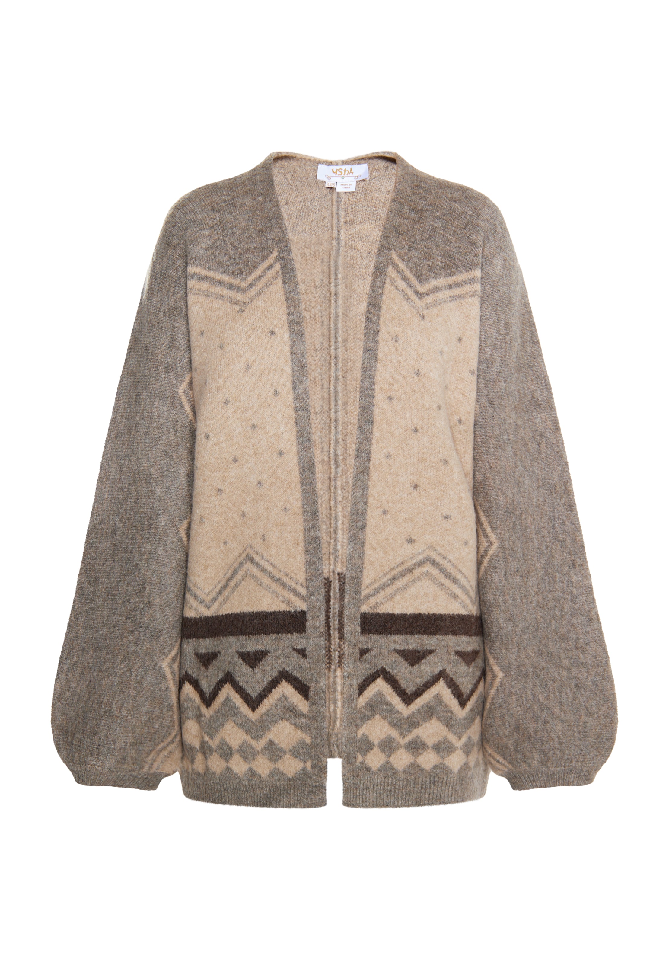 usha FESTIVALKardigan - bež boja: prednji dio