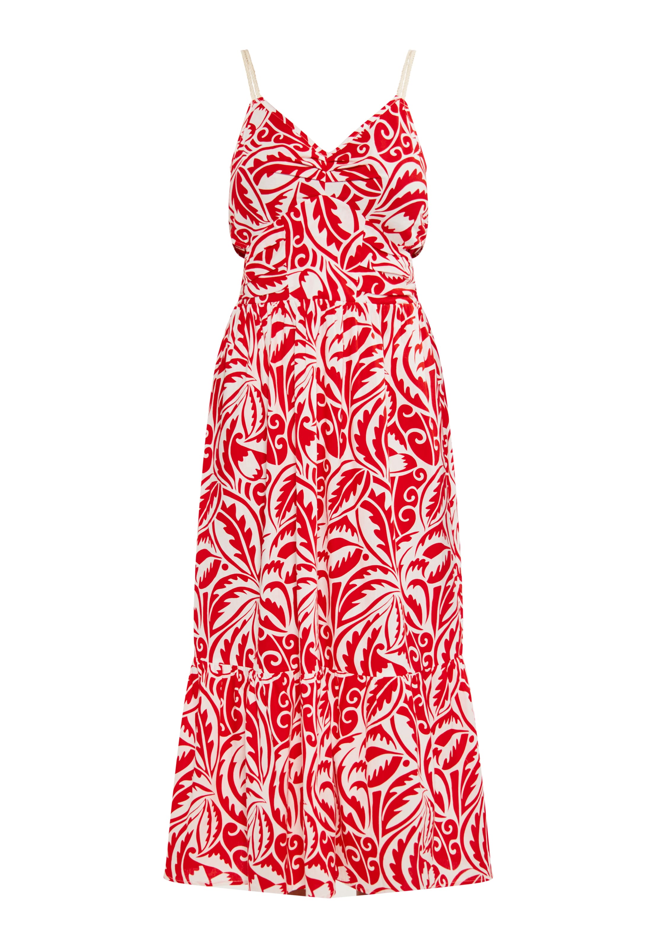 IZIA - Vestido de verão em vermelho: frente