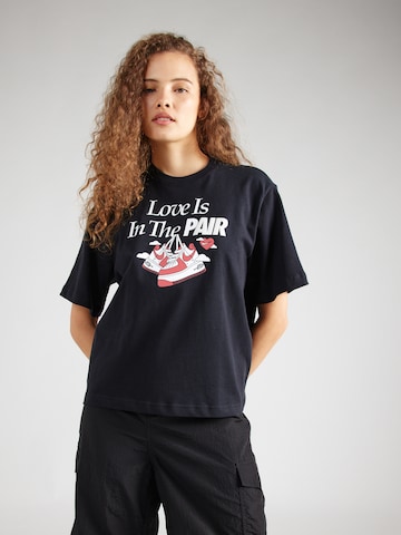 Tricou 'Valentin' de la Nike Sportswear pe negru: față